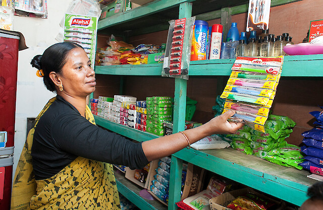 Nazma chose to open a grocery store with the seed money and training received from BRAC, which taught her how to start a small business and make it flourish. “The BRAC field officers were by my side every step of the way,” she said. They helped project clients with all aspects of starting a business, from choosing the right location to picking the appropriate goods for their shops.