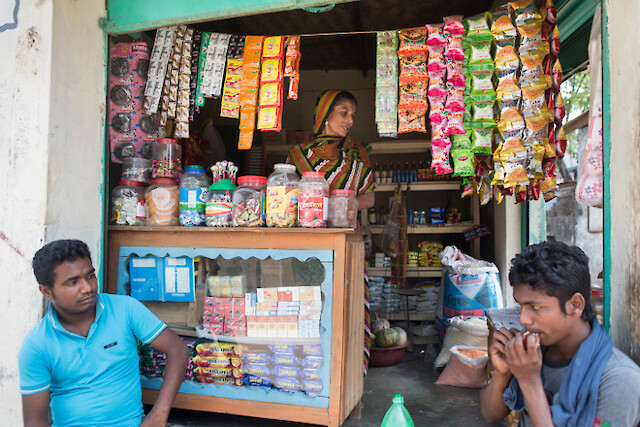 Khadija hopes to expand her business one day and be able to afford a better life with her sons.