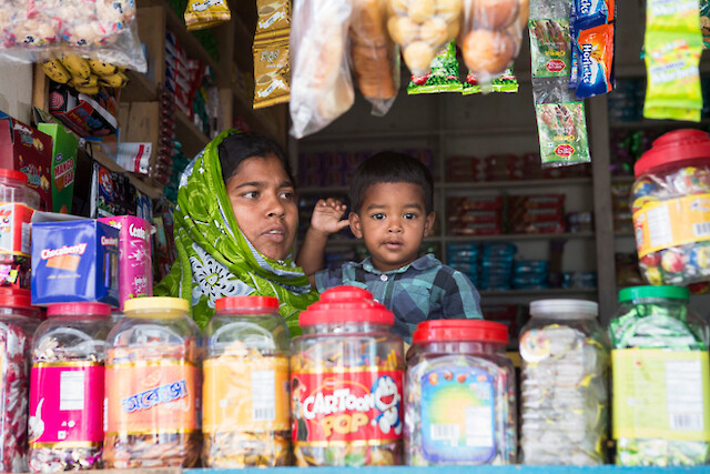 Parveen’s shop has a fairly good average daily revenue and Parveen has plans to expand in the future. She says she would have faced major economic hardship if she did not have her shop.