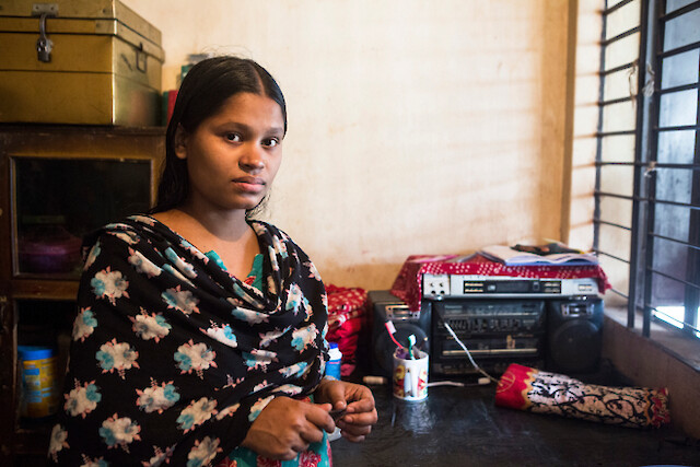 Firoza’s daughter Lovely, 20, was also working in the Rana Plaza building when it collapsed.