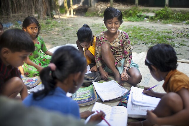 “I’m very proud of my daughter Limia,” said Rahela. “She was a star pupil back in her old school. The headmaster of the school here heard about my daughter and enrolled her free of tuition.”